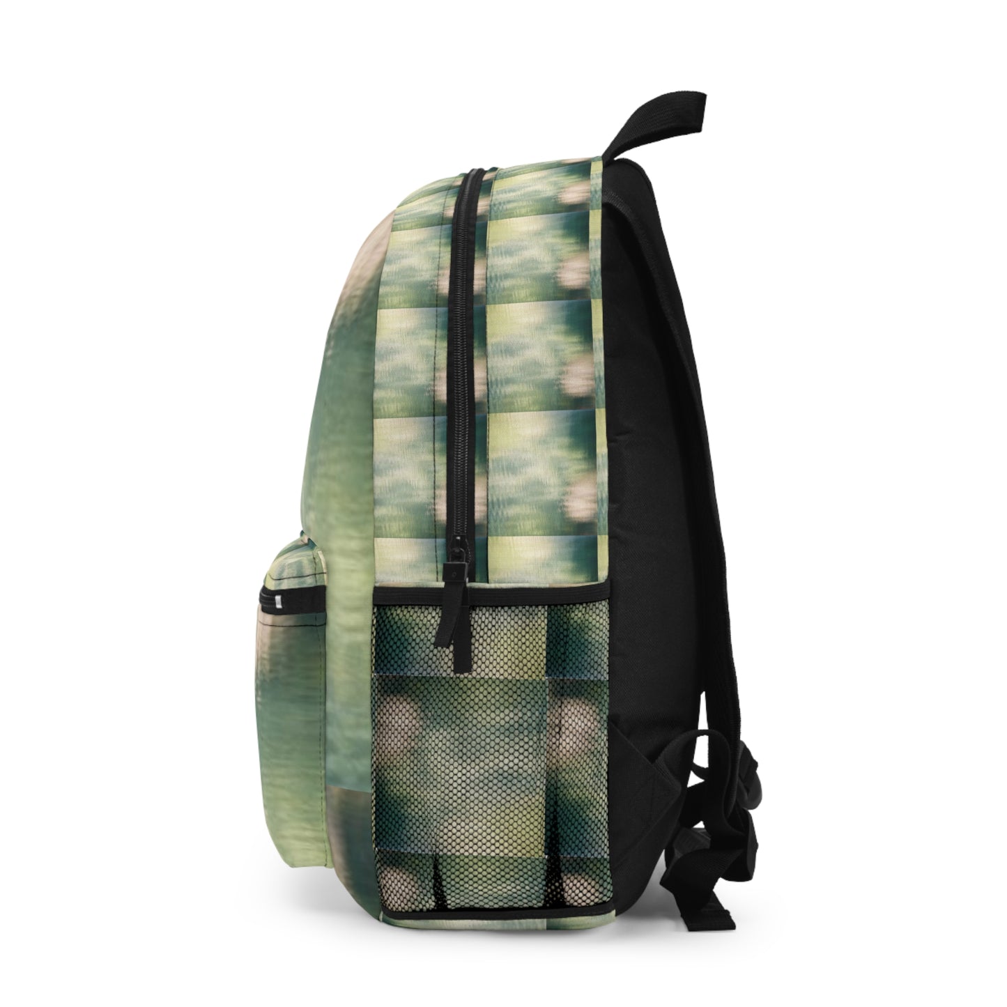 Trendy Watercolor Backpack - Eco-Friendly School Bag, Travel Bag, Gift for Students, Unique Design for Nature Lovers
