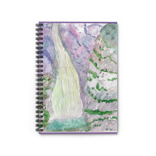 Waterfall Art Spiral Notebook - Ruled Line, Nature Lover Gift, Journal for Students, Gift for Artists, Eco-Friendly Stationery, [...]