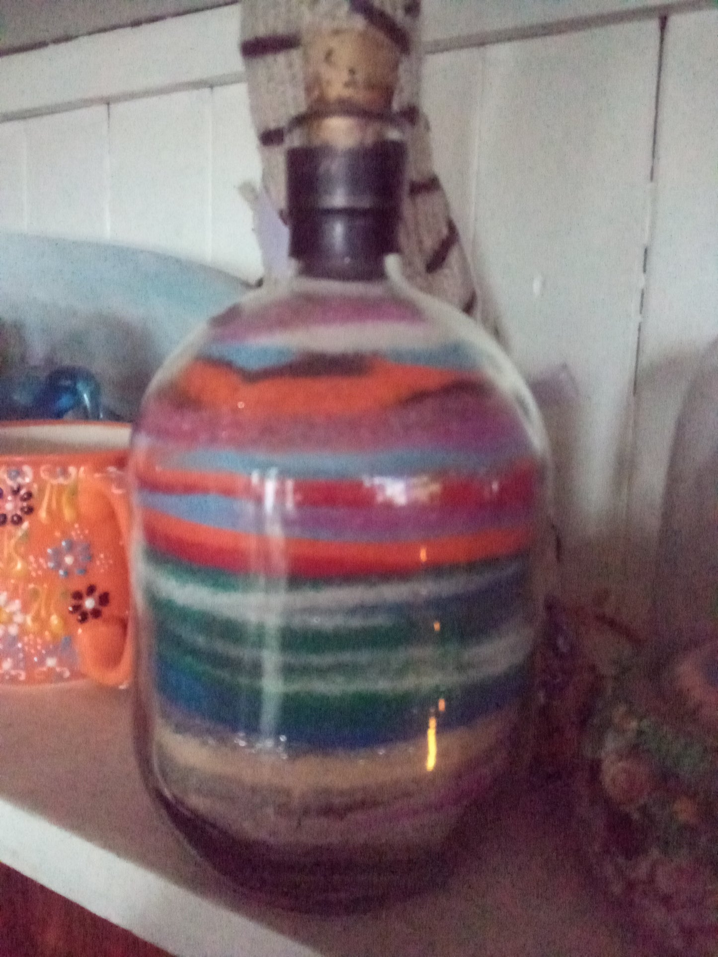 Sandpainting In A Bottle