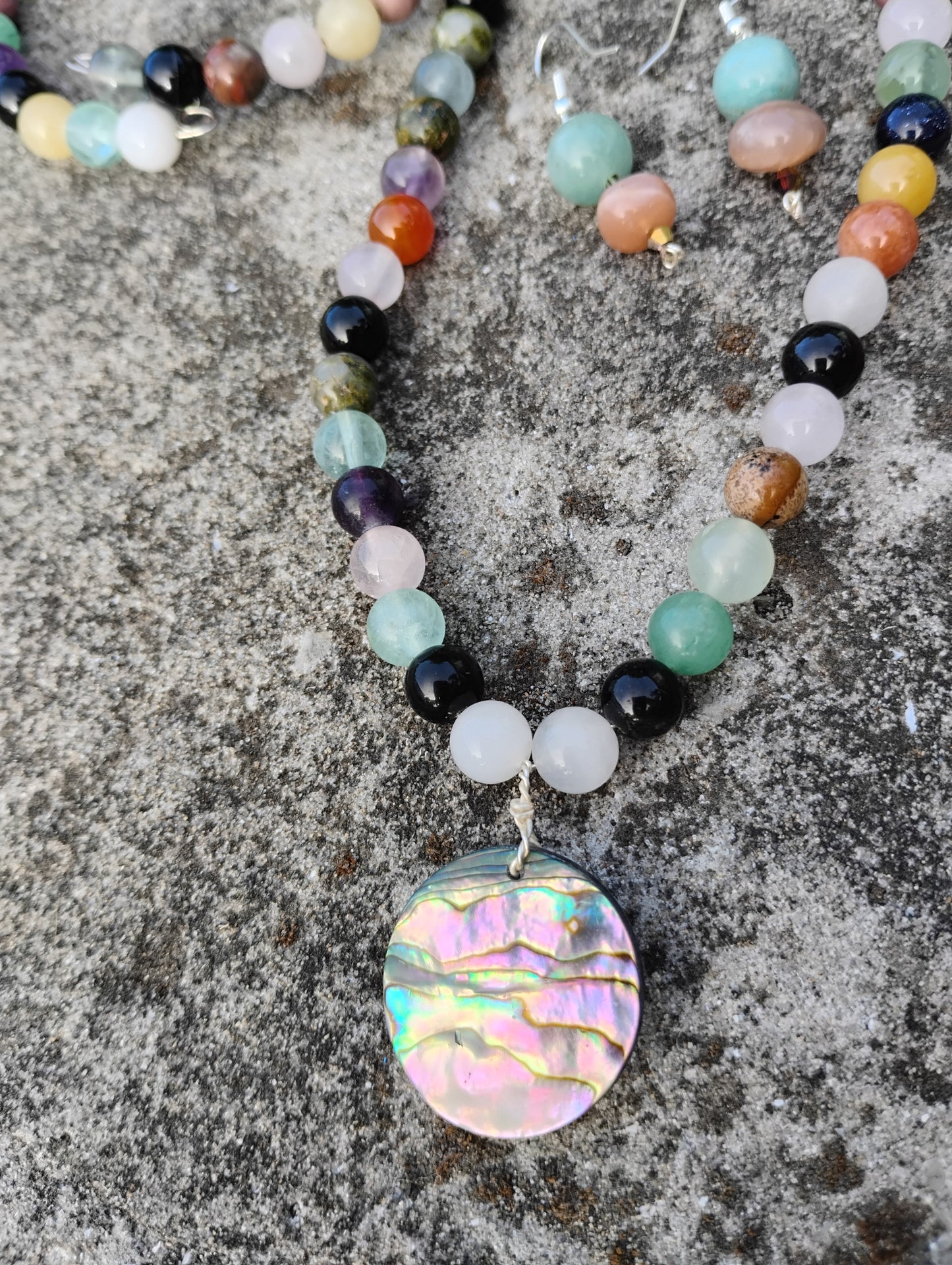 Natural Stone Jewelry Set