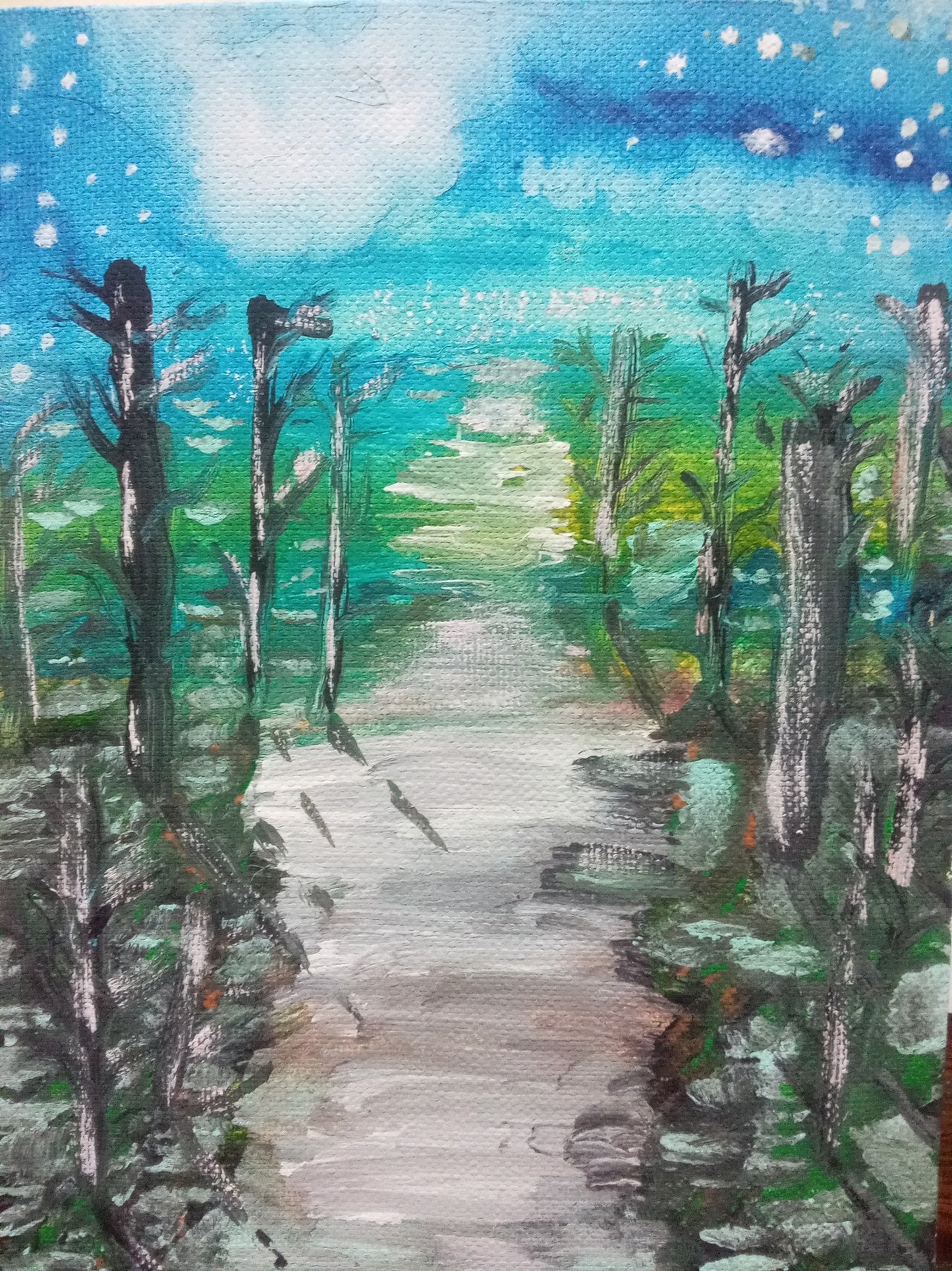 Moonlit Path Print